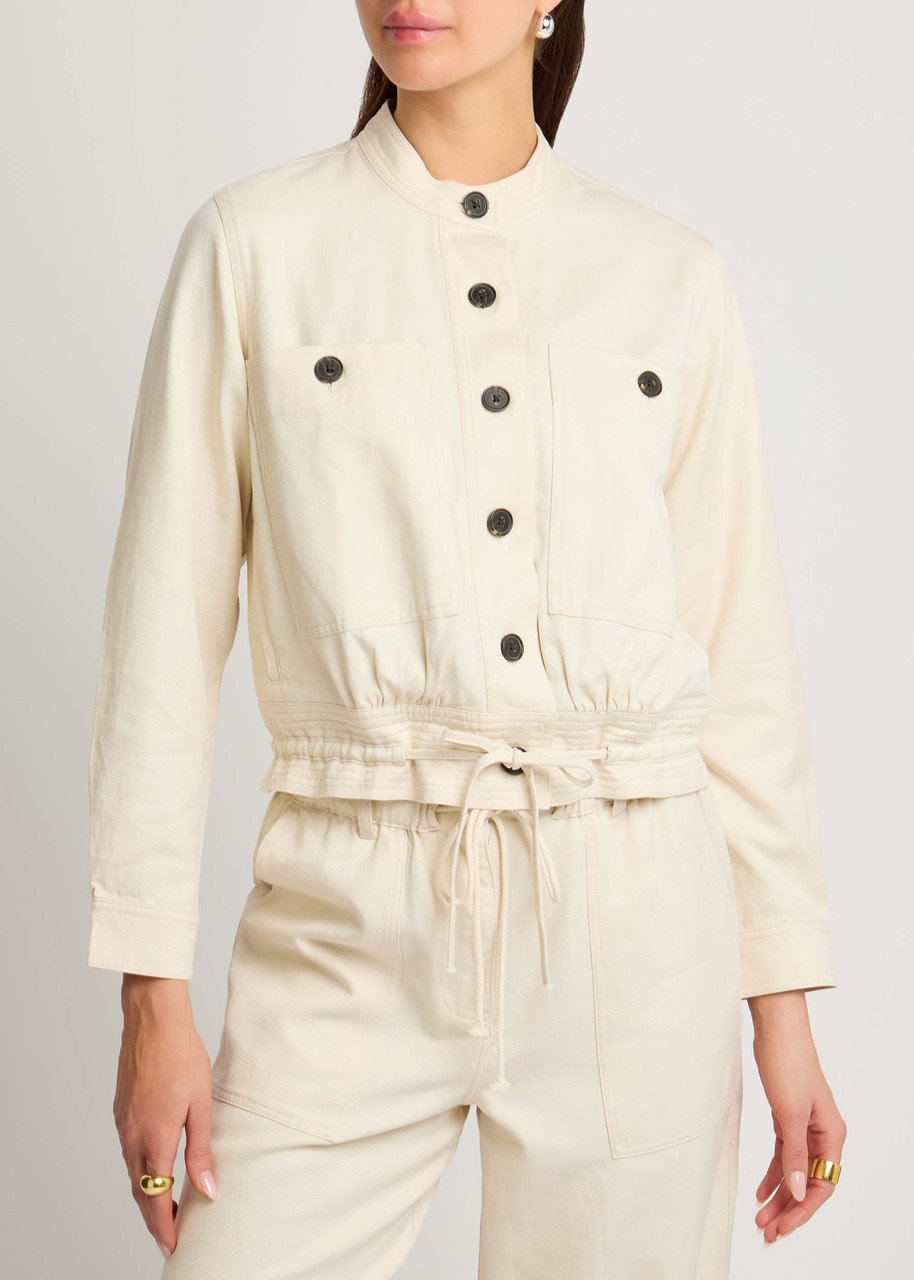  Rails Alma Twill Jacket - Ecru - M (uk12 / M) 