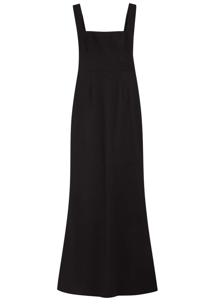 Odd Muse Ultimate Muse Twill Maxi Dress In Black