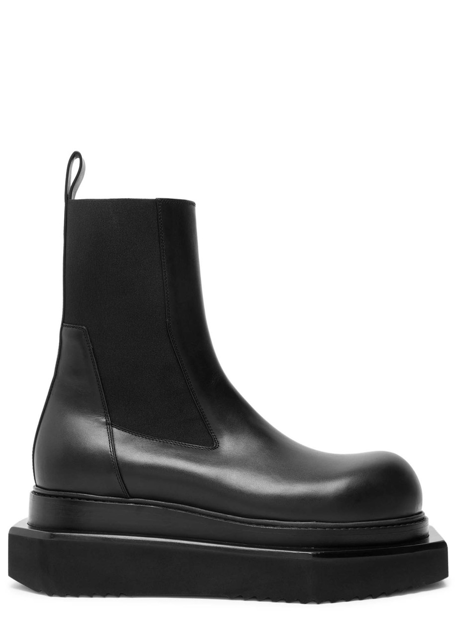 Rick Owens Beatle Turbo Cyclops Leather Chelsea Boots – Black – 43 (IT43 / UK9) Rick Owens Beatle Turbo Cyclops Leather Chelsea Boots – Black – 43 (IT43 / UK9)