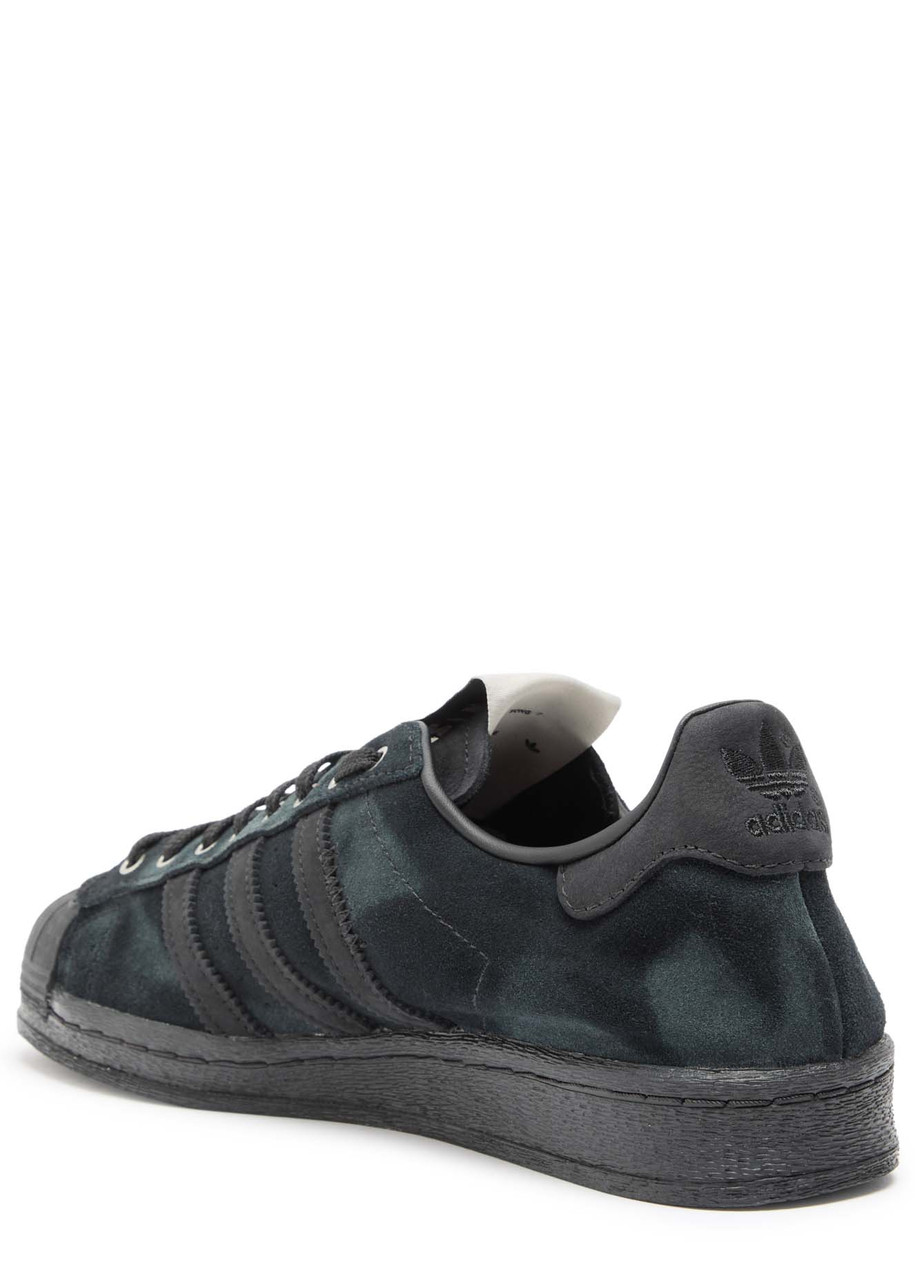 Adidas Originals Adidas X Wales Bonner Superstar 82 Panelled Suede Sneakers In Black