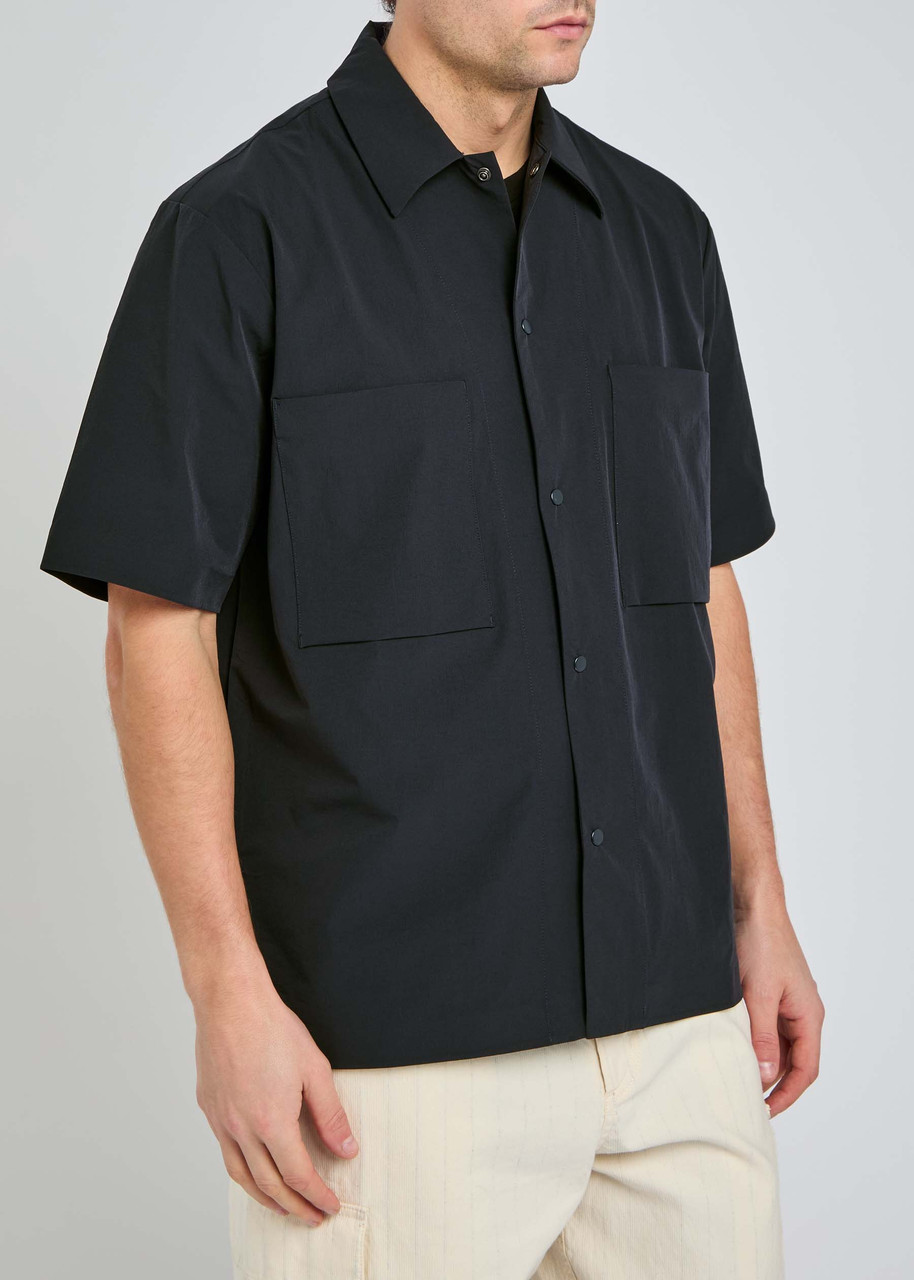 Norse Projects Short-sleeve Pocket Shirt In Navy