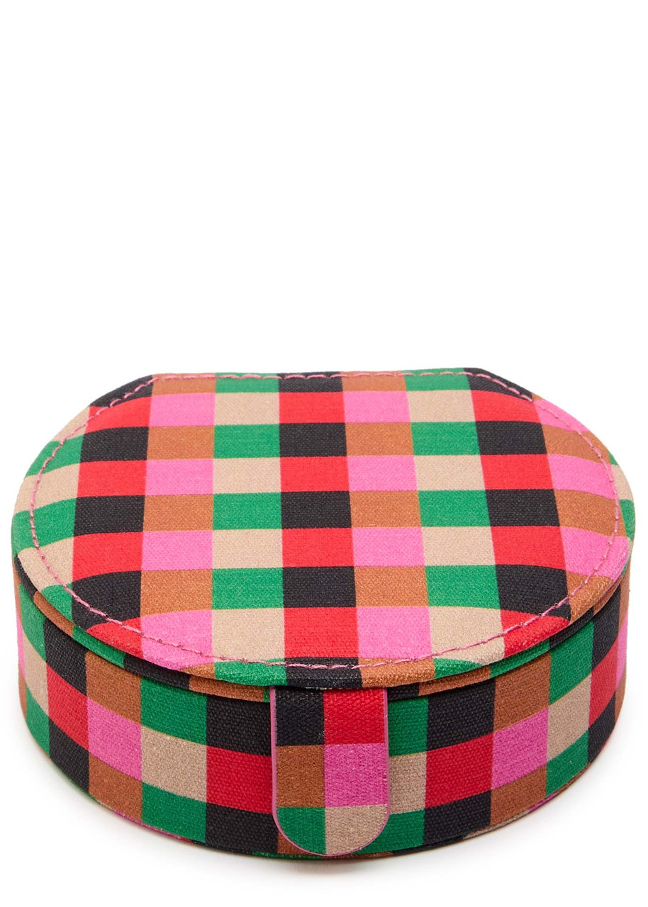 Daisy London Shrimps Checked Jewellery Box In Multicoloured 1