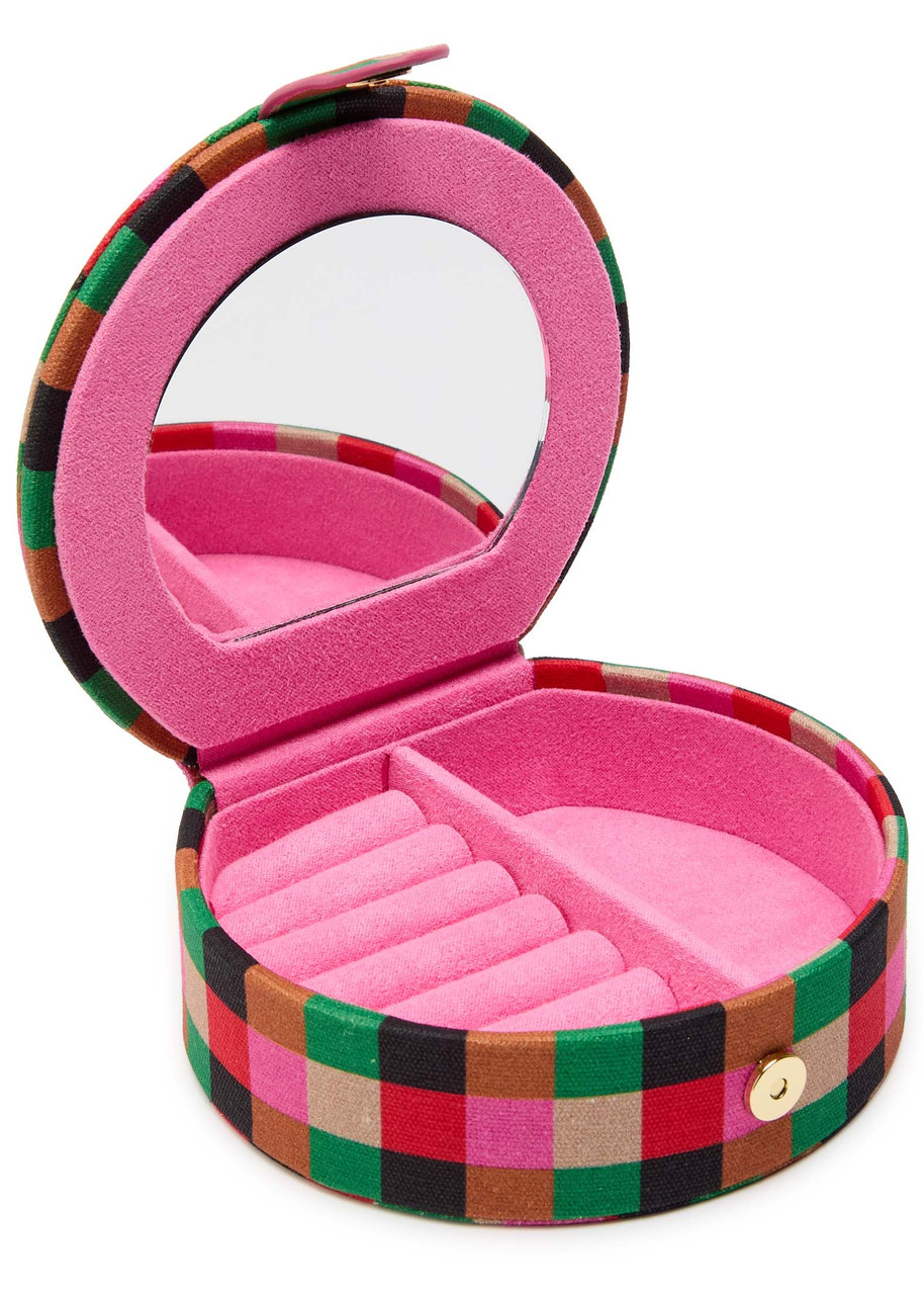 Daisy London Shrimps Checked Jewellery Box In Multicoloured 1