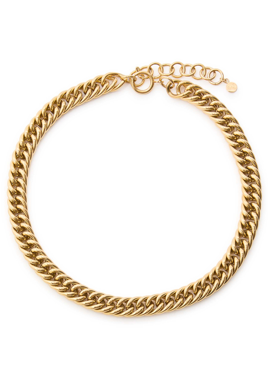 Anisa Sojka The Mini Juliet 18kt Gold-plated Chain Necklace In Gold
