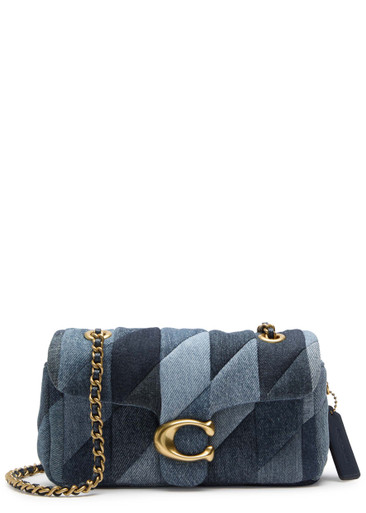 バッグ Coach Patchwork Denim Hobo Shoulder Bag NWT Coach Denim Patchwork Ergo XL Hobo Handbag 10809 | eBay