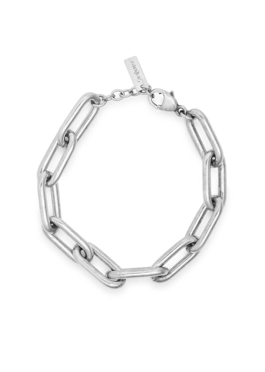 Saint Laurent Argent Chain Bracelet In Silver