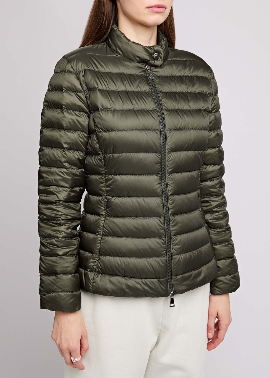 Moncler Women Igelle Short Down Jacket In Green