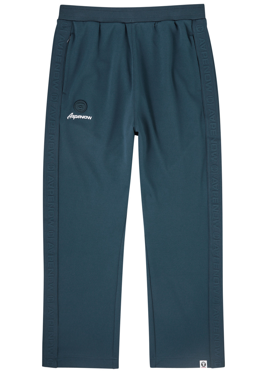 Aape Logo-jacquard Jersey Track Pants - Blue - S