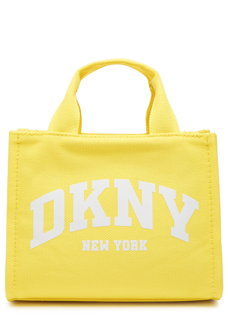 Dkny Hadlee Small Canvas Tote In Yellow