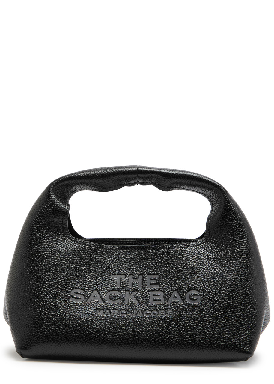 Marc Jacobs The Sack Mini Leather Top Handle Bag In Black