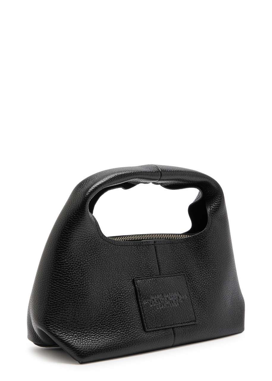 Marc Jacobs The Sack Mini Leather Top Handle Bag In Black