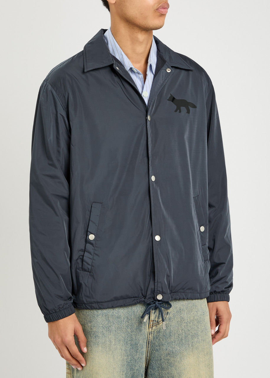  Maison Kitsuné Coach Logo Shell Jacket - Grey - M 