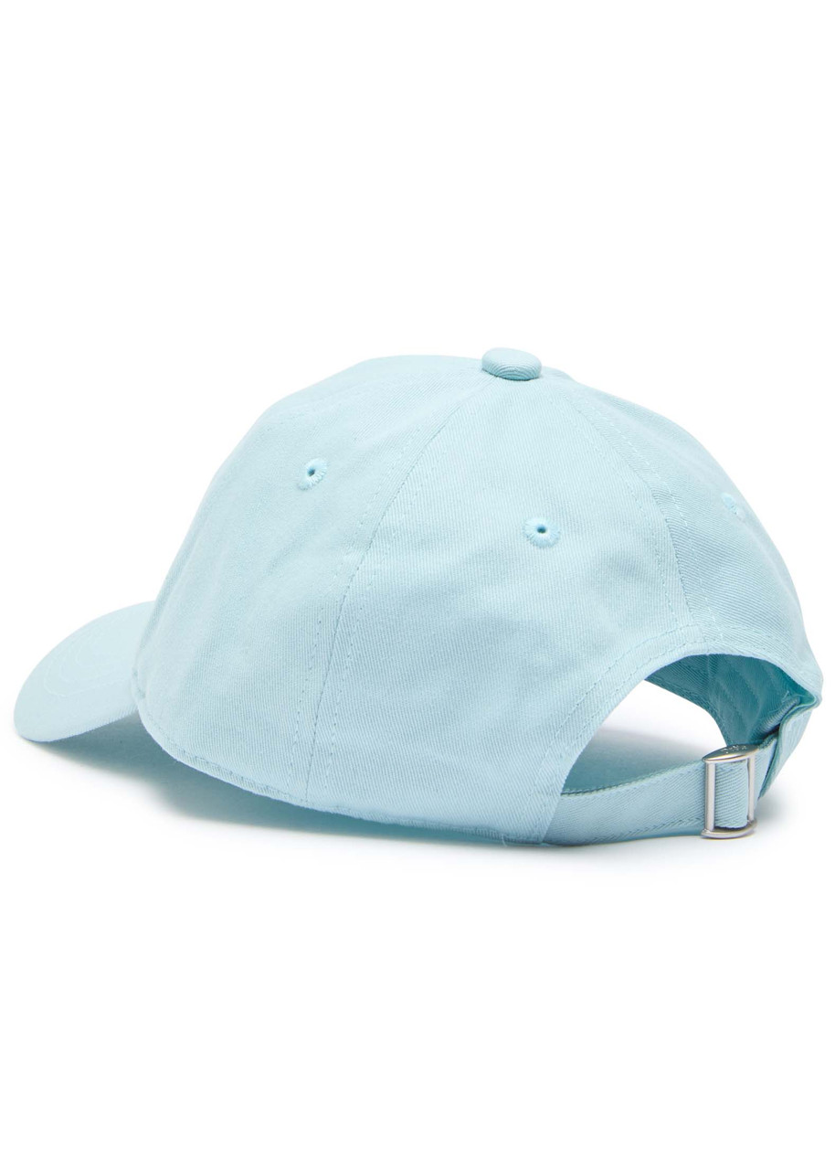 Drôle De Monsieur Nfpm Embroidered Cotton Cap In Light Blue