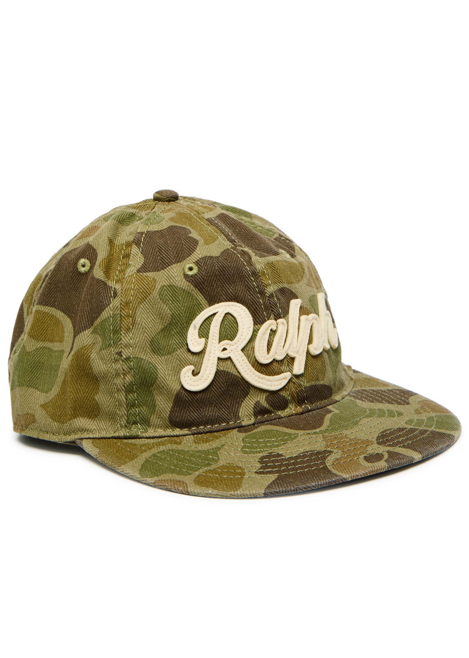 Polo Ralph Lauren Casual Camouflage Pattern Hats In Green