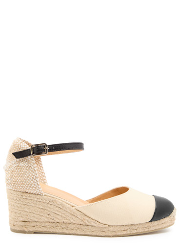 CASTAÑER Coraline leather wedge espadrilles Harvey Nichols