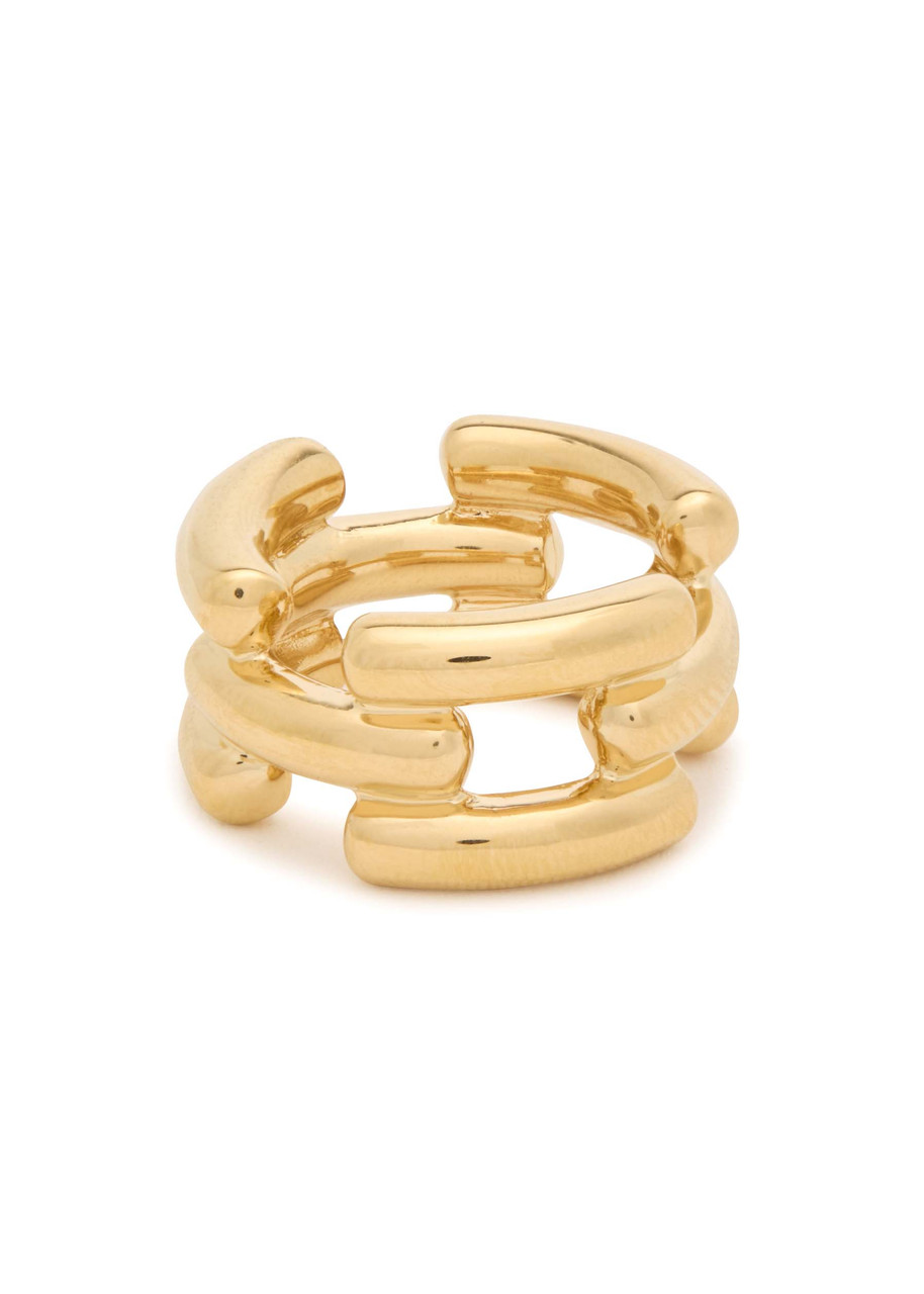 Lie Studio The Emily 18kt Gold-plated Ring - 56 (UK P / US 8)