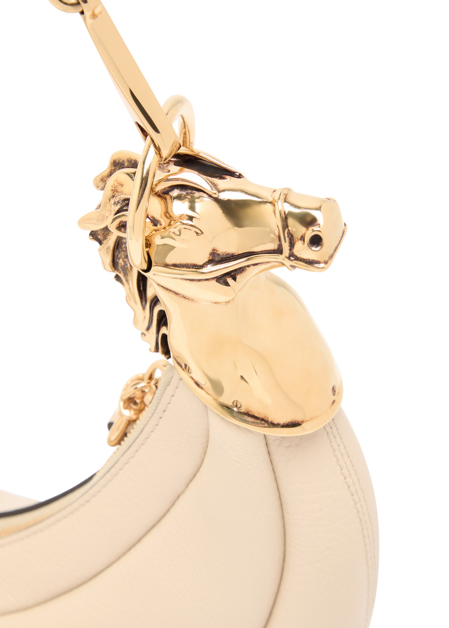  Chloe Chain Horse Leather Shoulder Strap - Ivory - One Size 