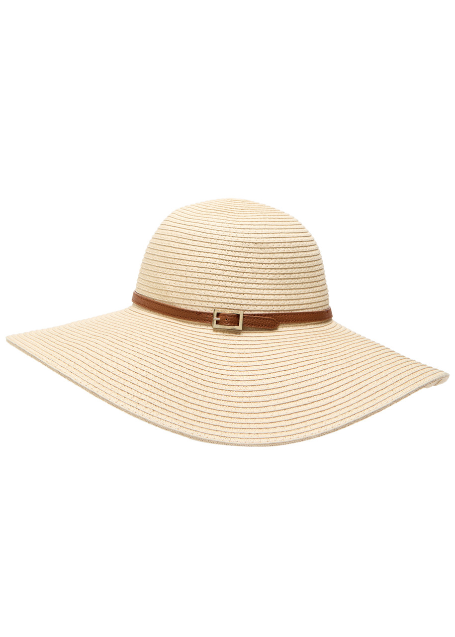 Melissa Odabash Jemima Straw Sun Hat In Cream