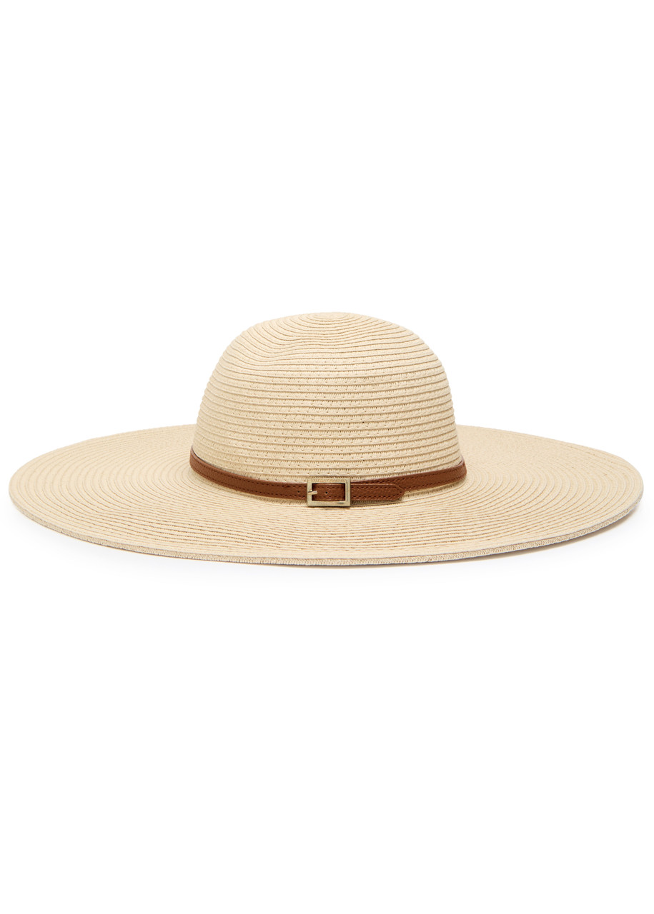 Melissa Odabash Jemima Straw Sun Hat In Cream