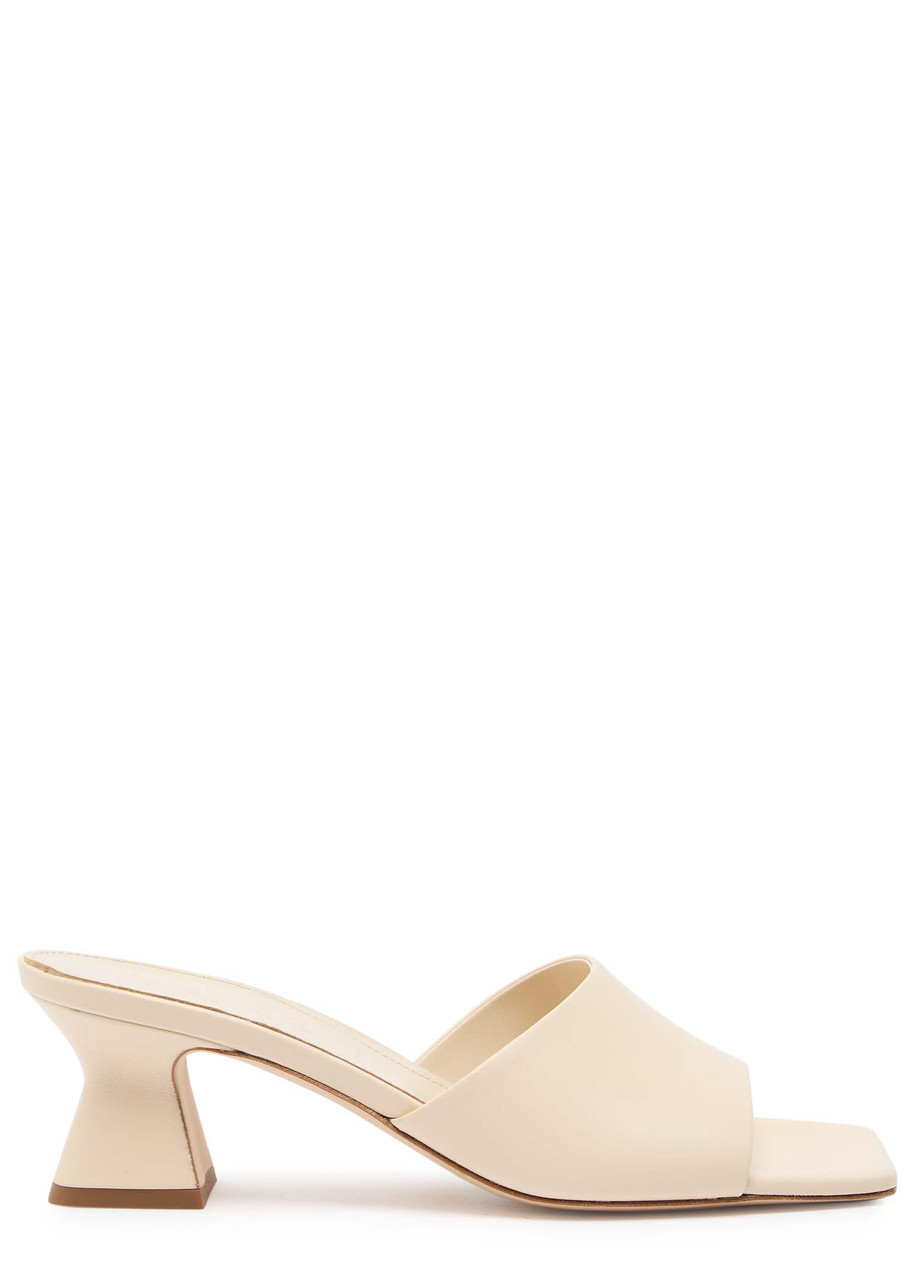 Aeyde Ale 50 Leather Mules - Ivory - 36 (IT36/ UK3)