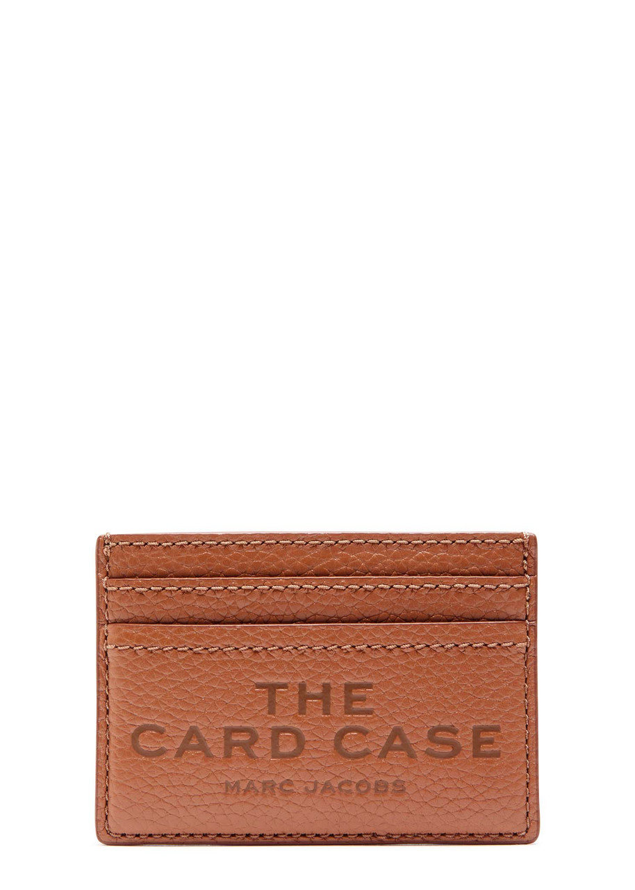 Marc Jacobs Leather Card Holder In Brown