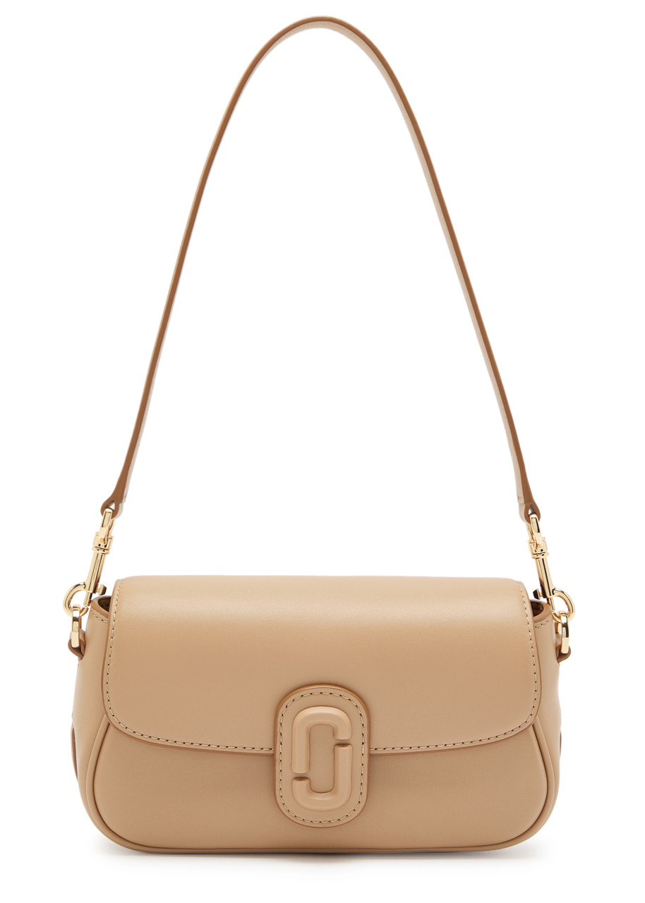 Marc Jacobs The Clover Leather Shoulder Bag In Camel