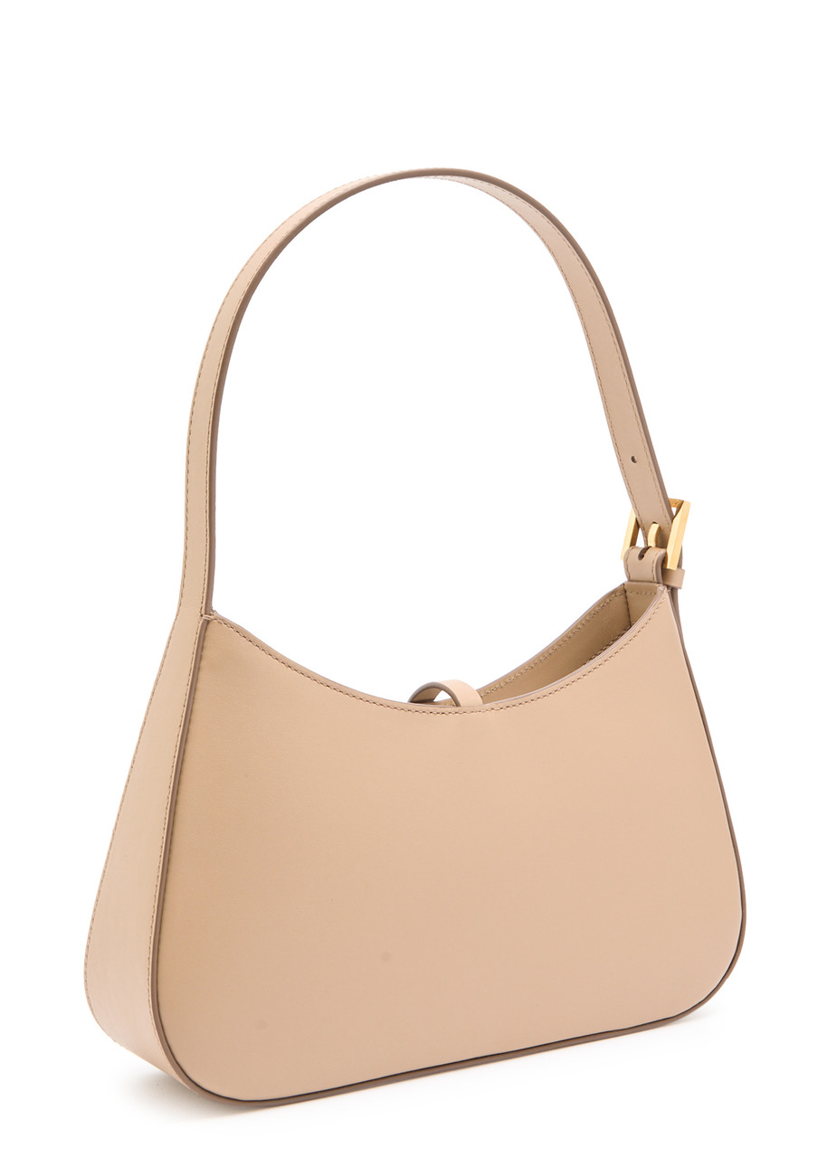 Demellier Tokyo Leather Shoulder Bag In Sand