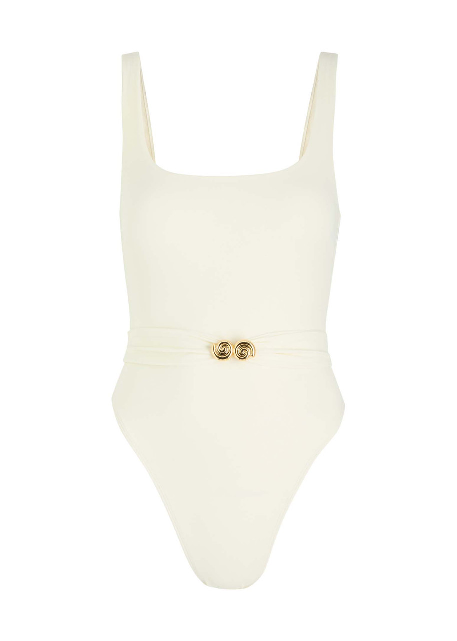 Away That Day Isola Bella Swimsuit In Ivory