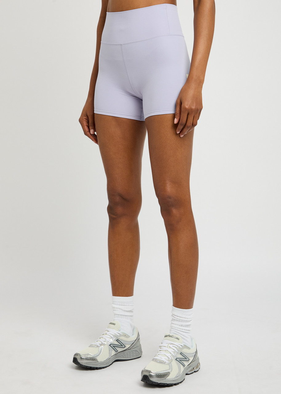 Vuori All The Feels Stretch-nylon Shorts In Light Purple