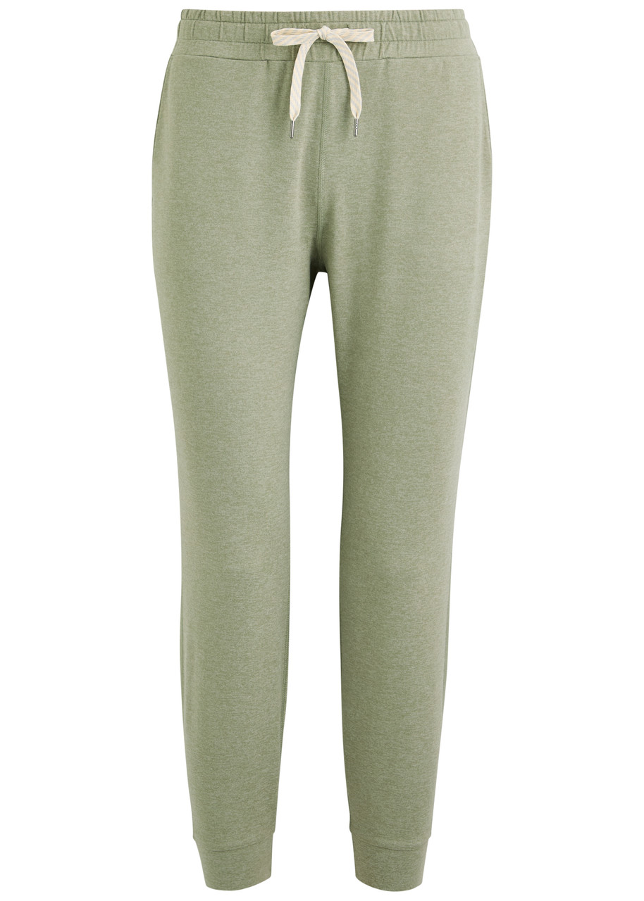 Vuori Performance Jersey Sweatpants In Light Green