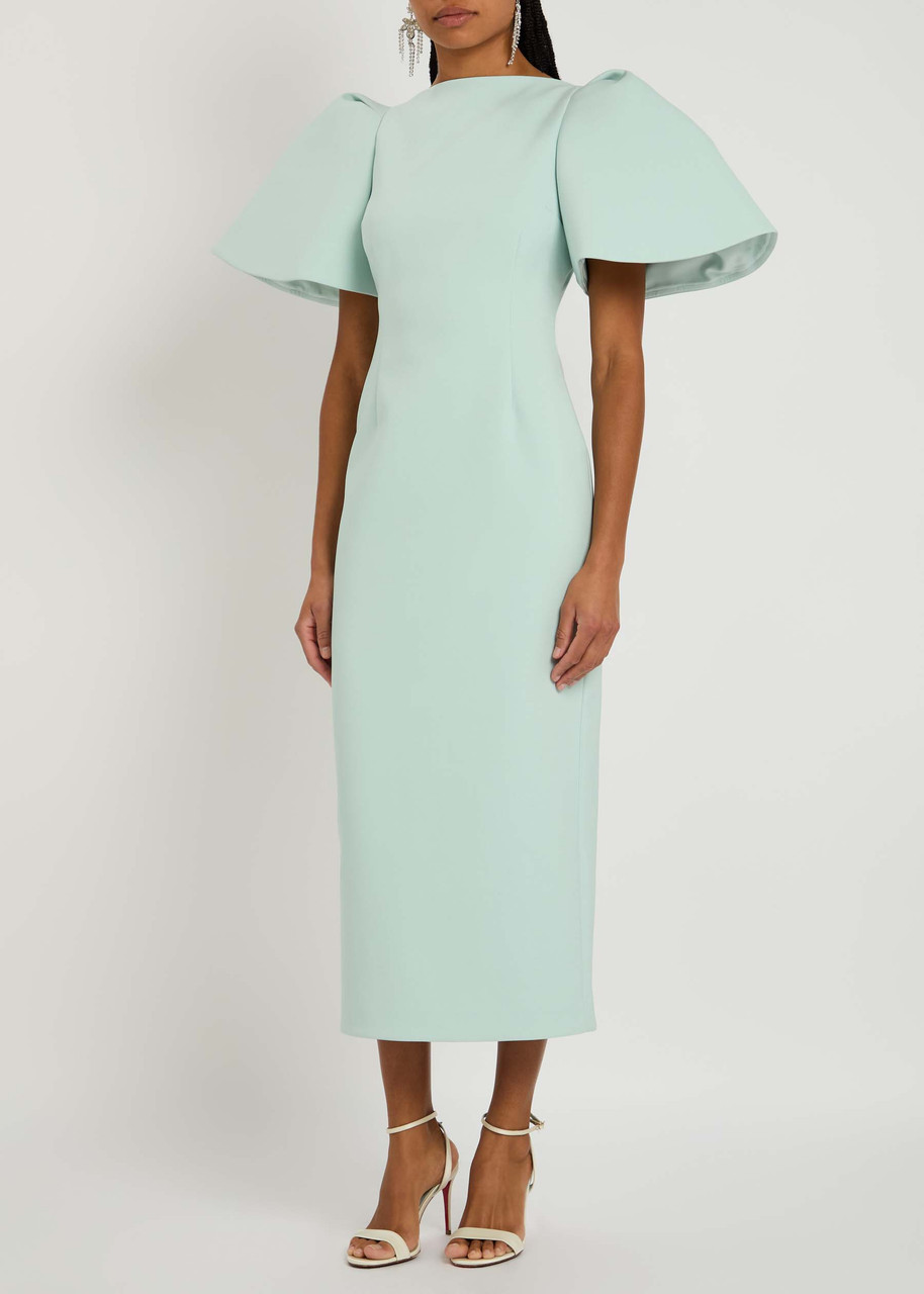 SOLACE LONDON SOLACE LONDON LORA CREPE MIDI DRESS