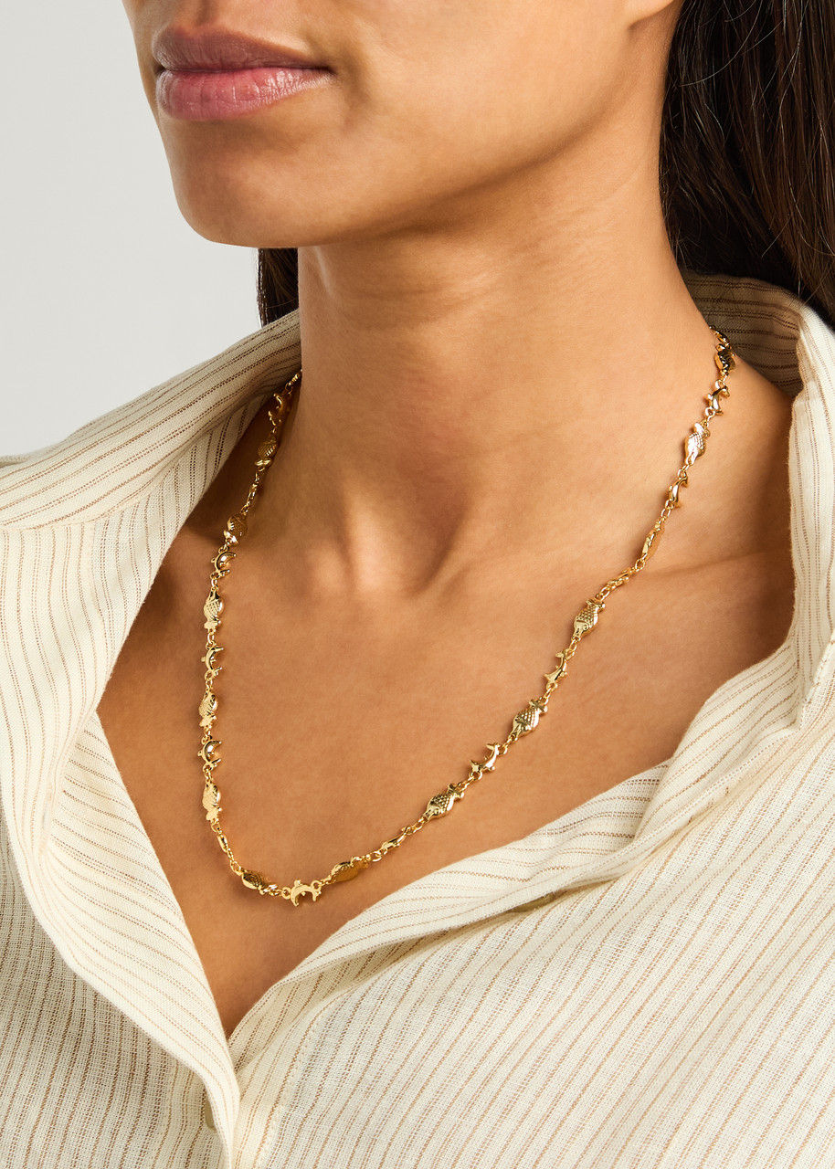 ANNI LU ANNI LU SUMMER STUFF 18KT GOLD-PLATED NECKLACE