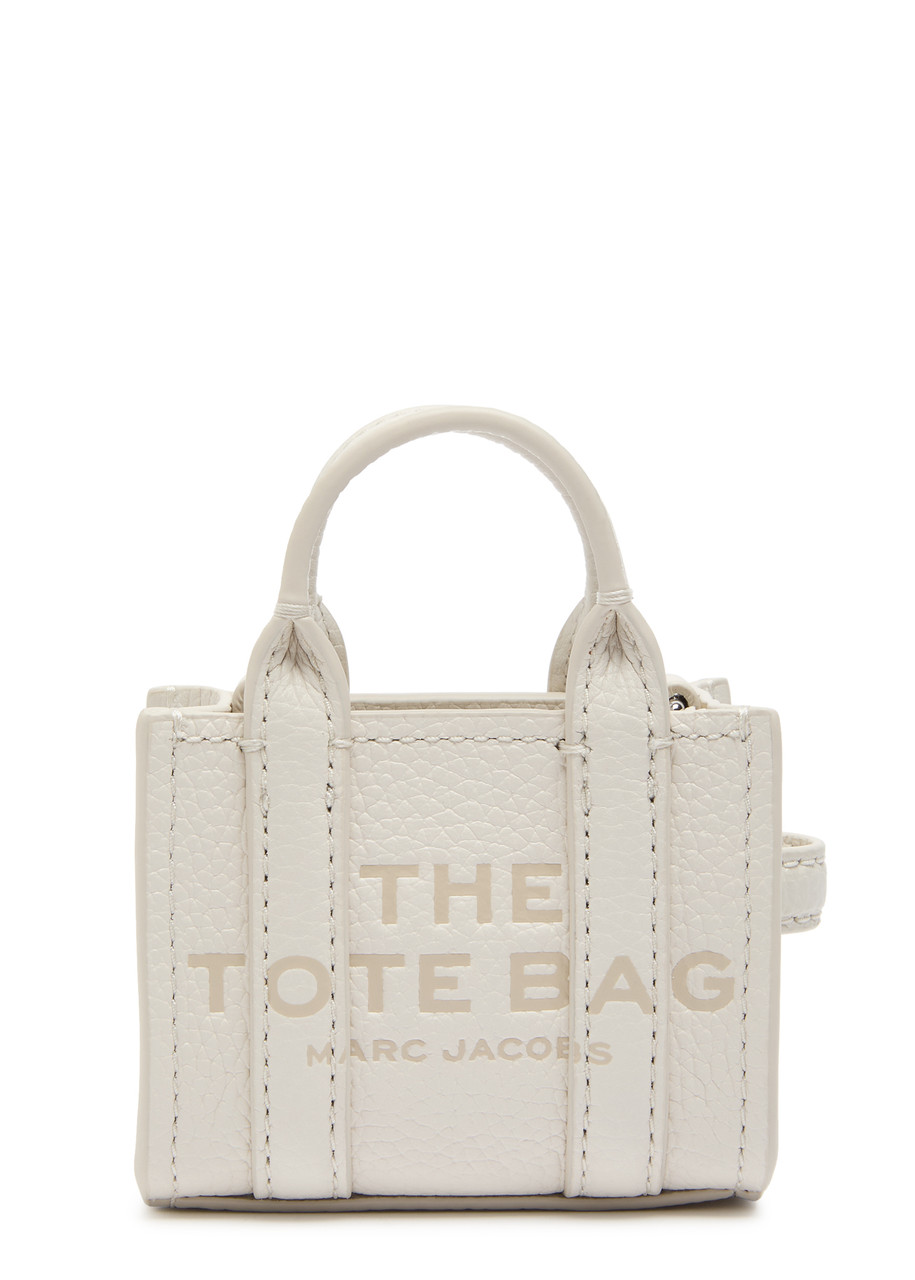 Marc Jacobs The Nano Tote Leather Cross-body Bag In White
