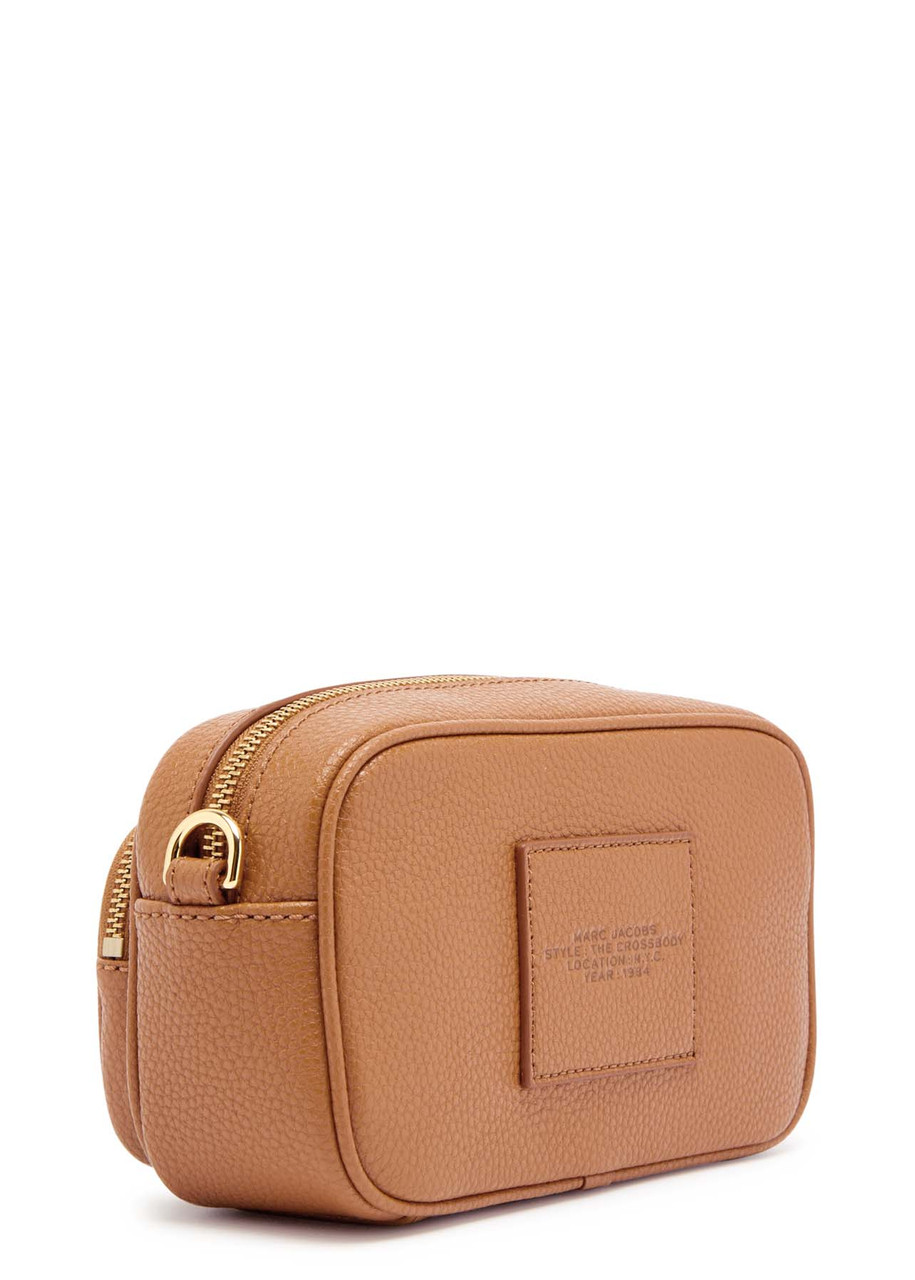 Marc Jacobs The Crossbody Tote Leather Bag Argan Color In Brown