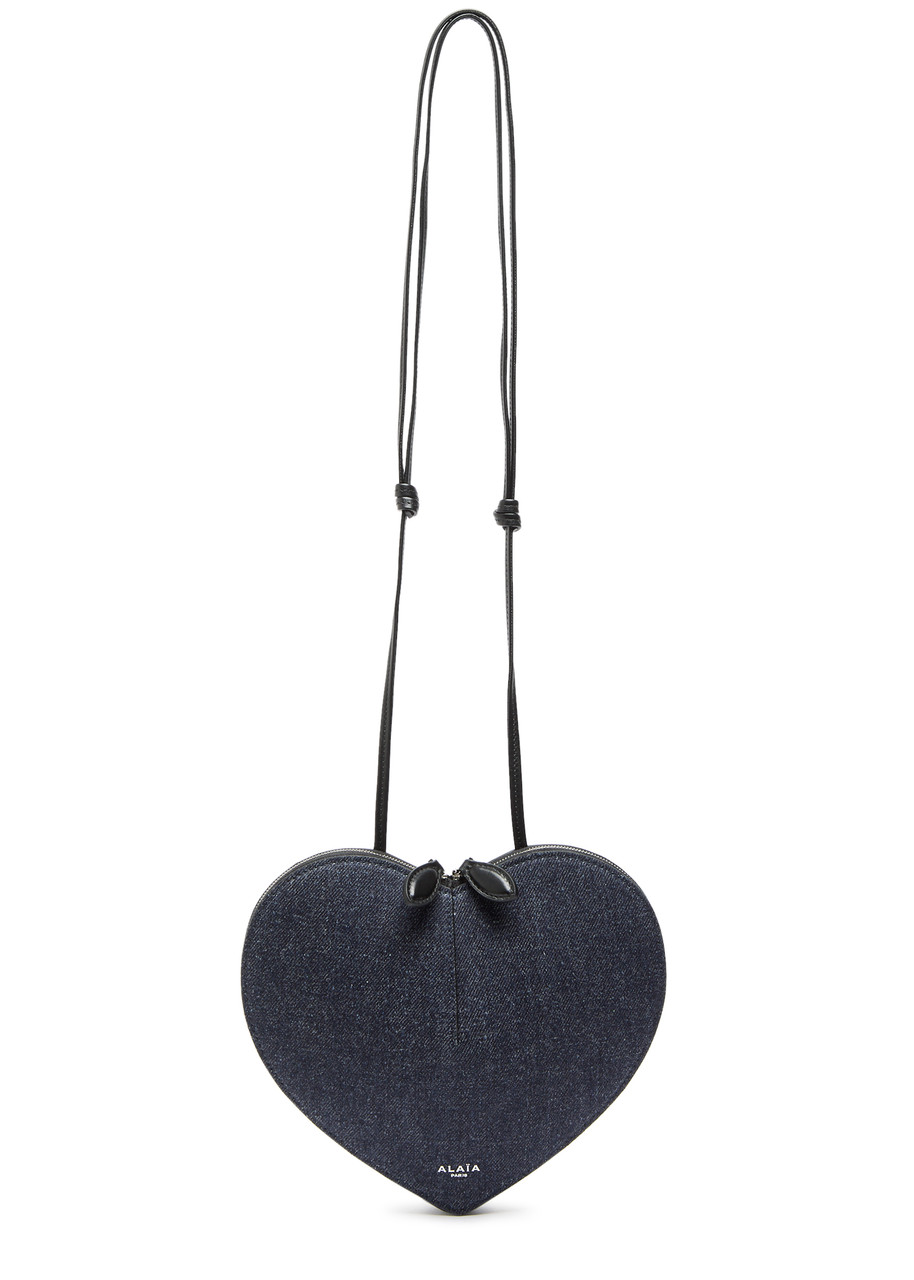 Alaïa Le Coeur Denim Cross-body bag - One Size
