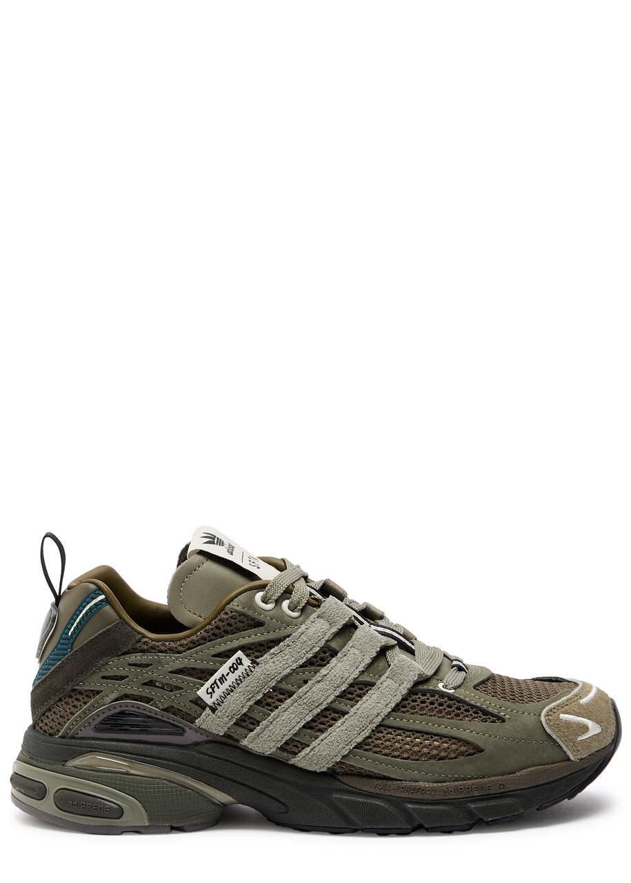 Adidas X Song For The Mute Adistar Cushion Panelled Mesh Sneakers - Khaki - 6 (IT39 / UK6)