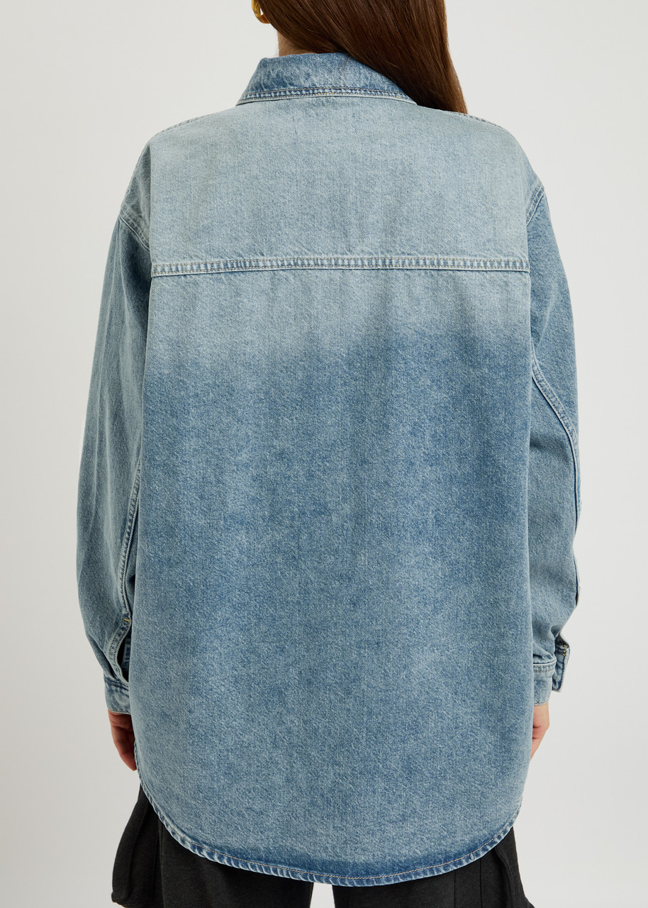  Represent Oversized Denim Overshirt - M (uk12 / M) 