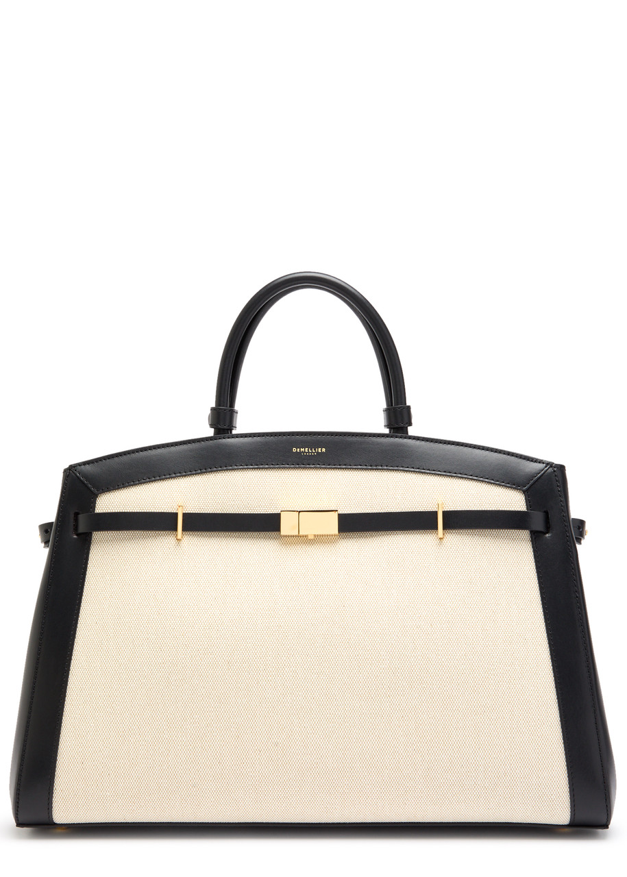 Demellier The Hudson Tote Bag In Cream
