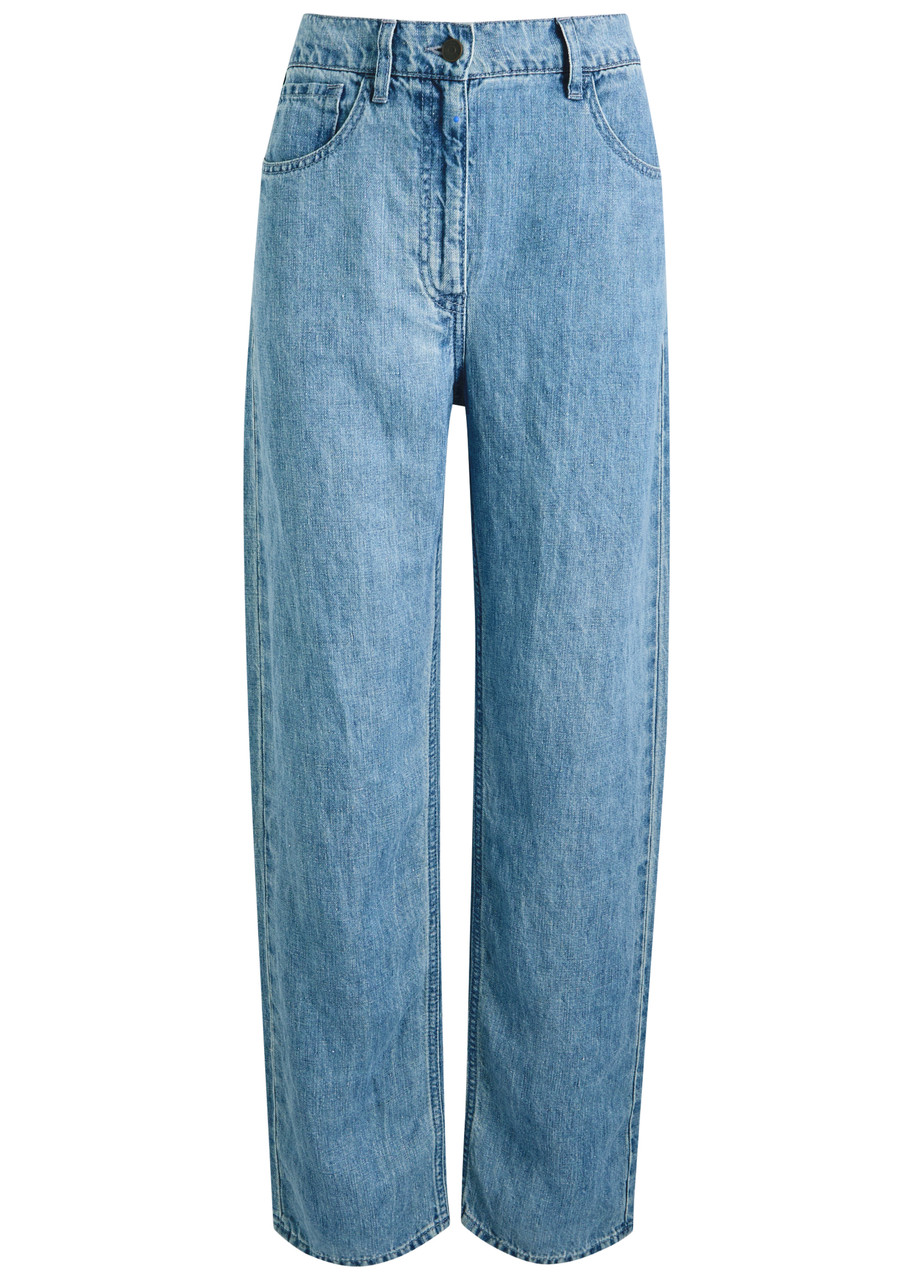 The Row Tarley High-rise Straight-leg Jeans In Denim