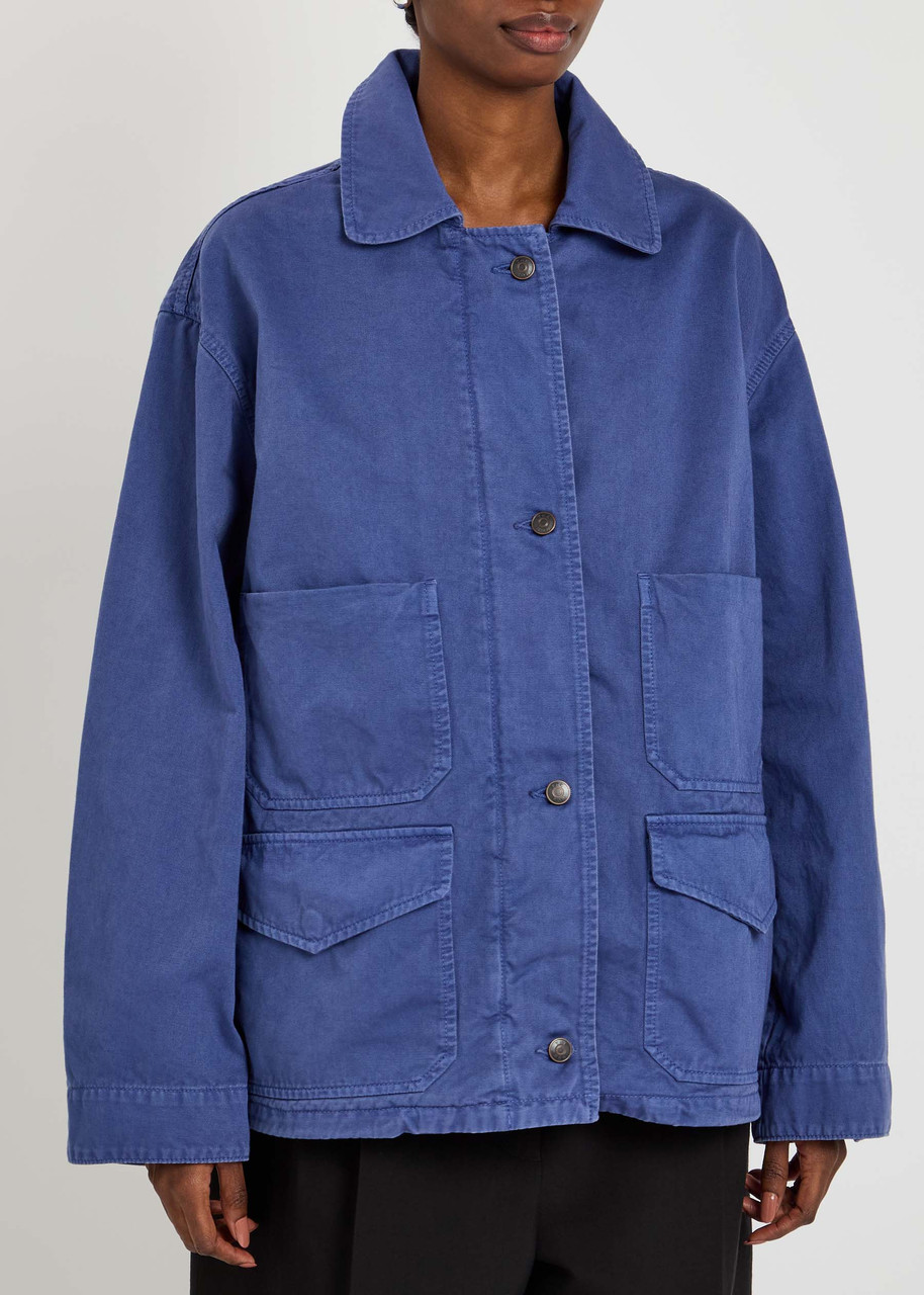  The Row Jolene Twill Jacket - Blue - M (uk12 / M) 