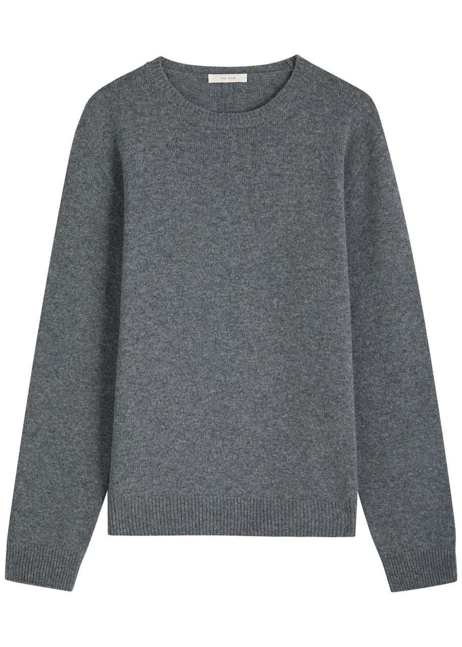 The Row Jayad Cashmere Jumper In Grey