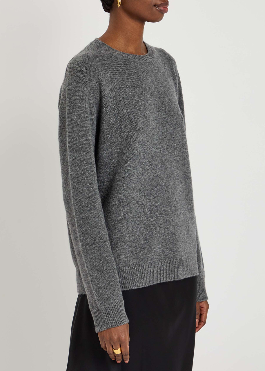 The Row Jayad Cashmere Jumper In Grey