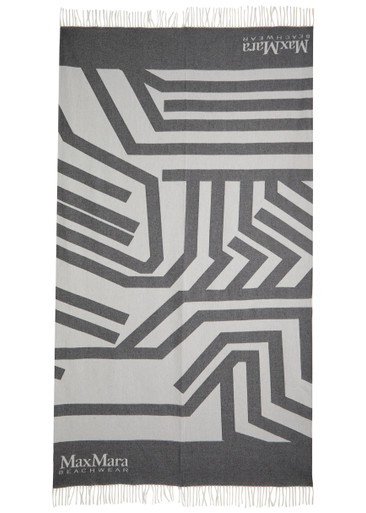 Max Mara Beachwear Vivi Logo Beach Towel In Beach
