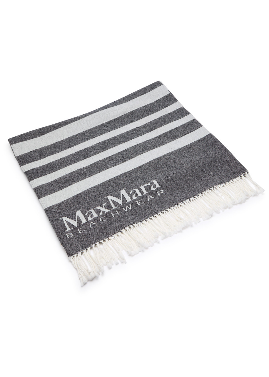 Max Mara Beachwear Vivi Logo Beach Towel In Beach