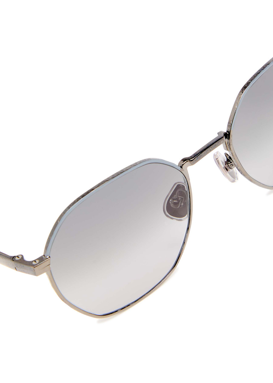  Brunello Cucinelli Round-frame Sunglasses - Silver - One Size 