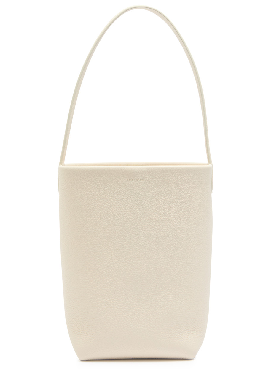 The Row Small Park Grained Leather Tote