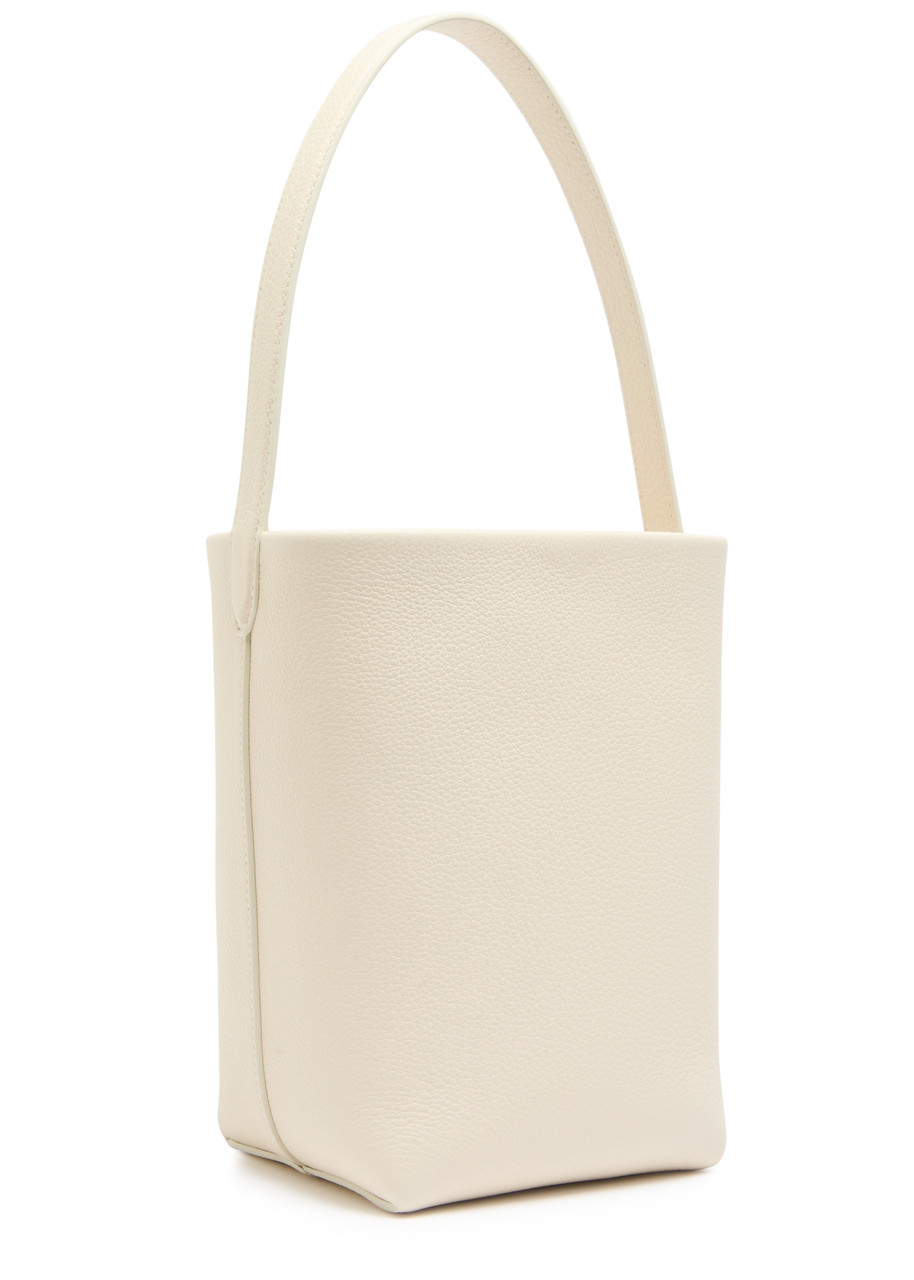 The Row Small Park Grained Leather Tote