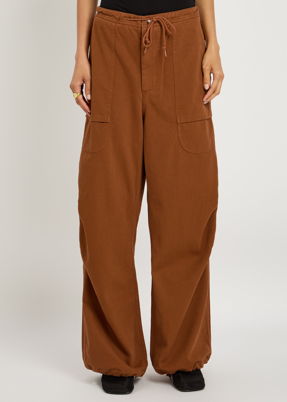 Entire Studios Barren Cotton Cargo Trousers In Copper