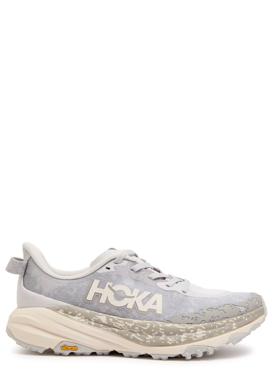 Hoka Speedgoat 6 Mesh Sneakers In Grey