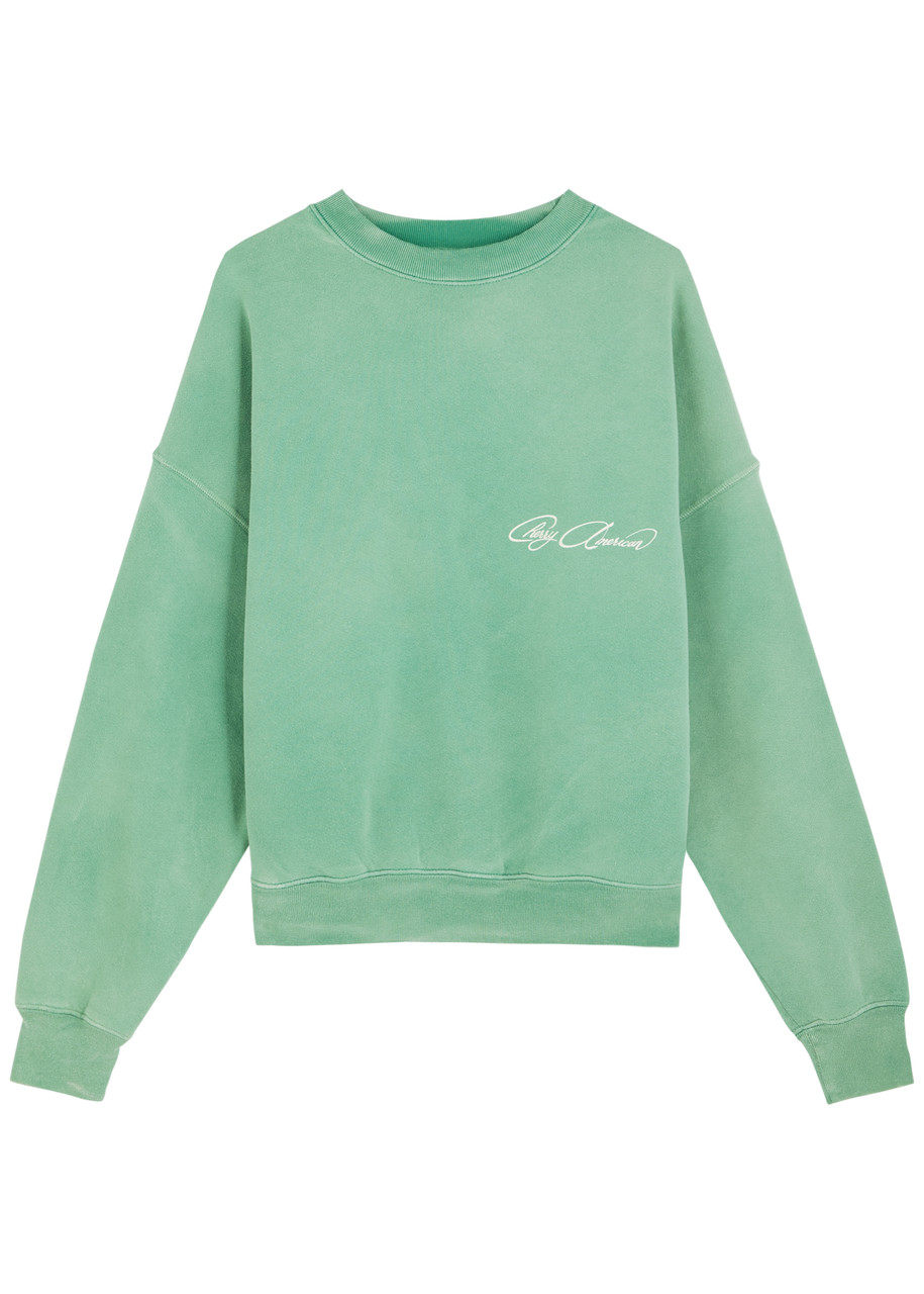 Cherry Los Angeles Printed Cotton Sweatshirt